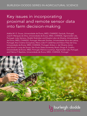 cover image of Key issues in incorporating proximal and remote sensor data into farm decision-making